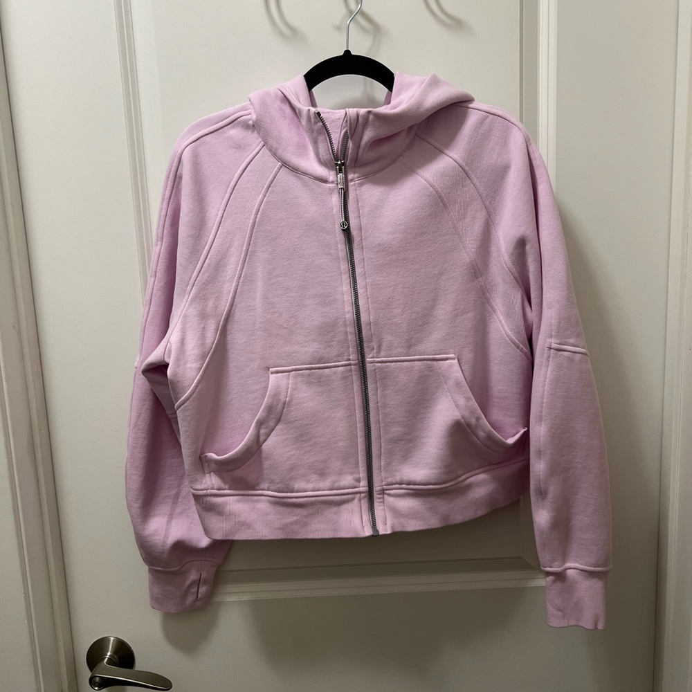 Lululemon scuba cropped zip hoodie
